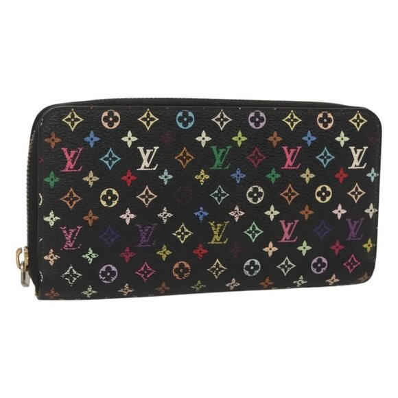 LOUIS VUITTON Monogram Multicolor Zippy Wallet Long Black - Picture 1 of 16